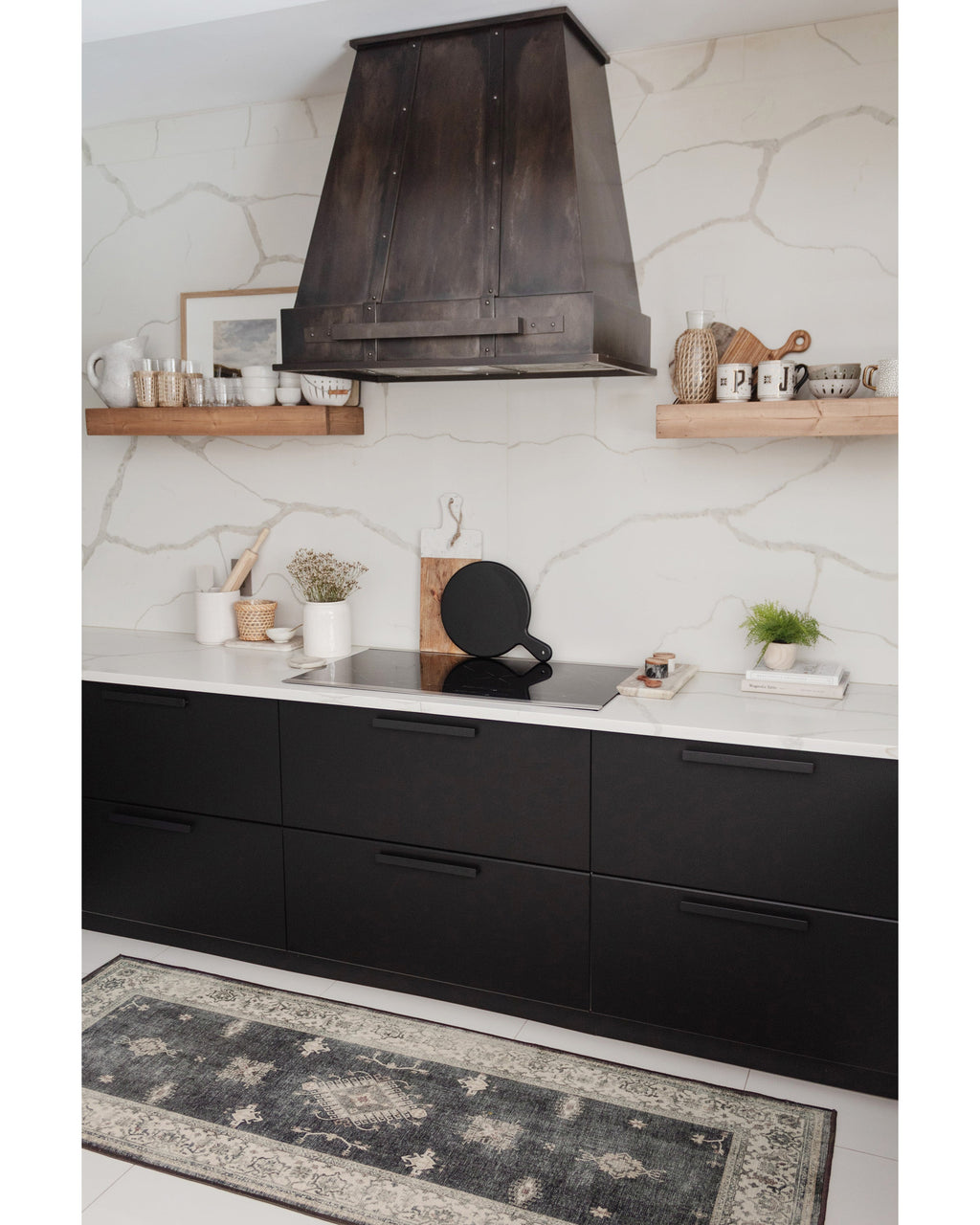 Verena Dark Wood Flatwoven Rug