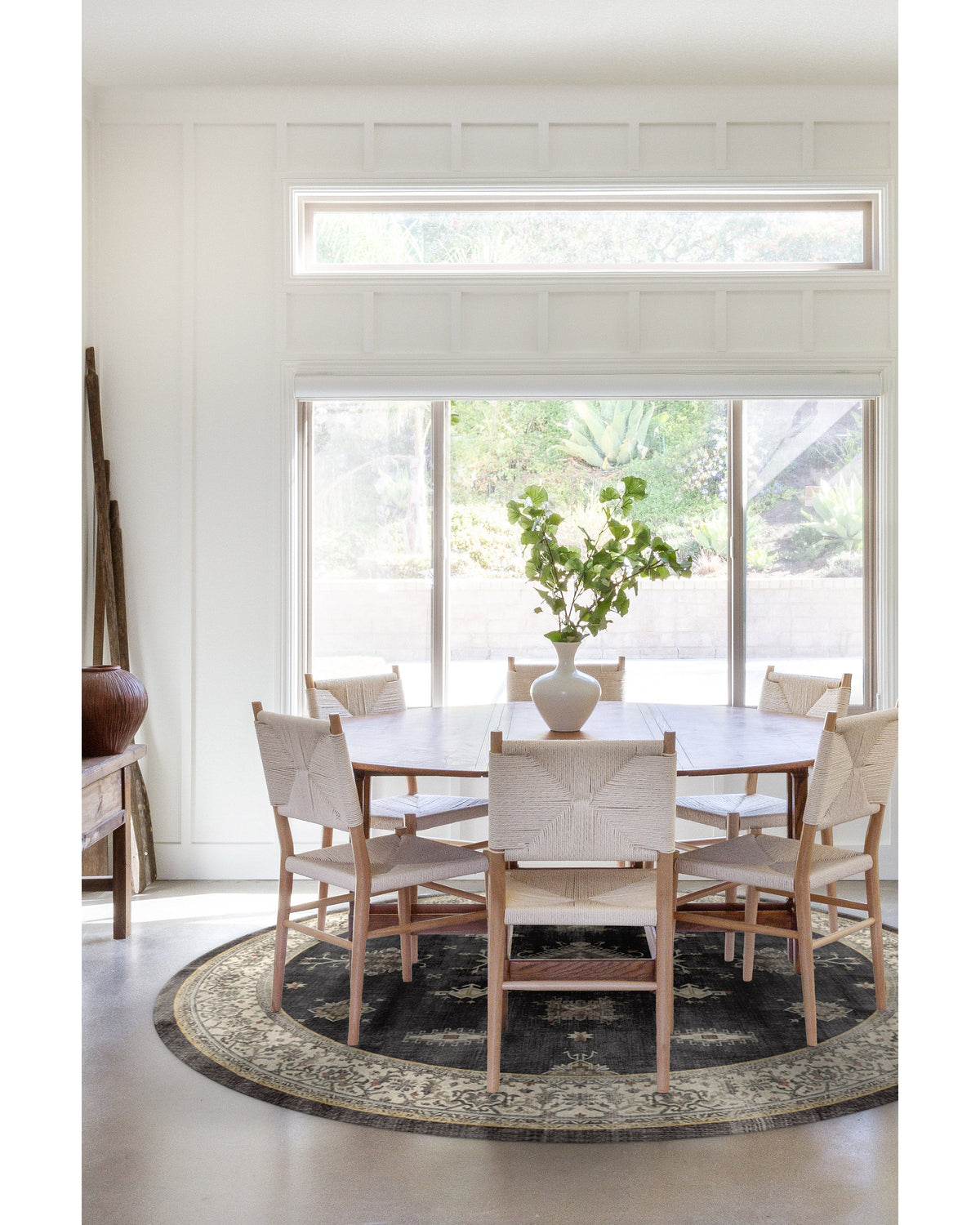 Verena Dark Wood Flatwoven Rug