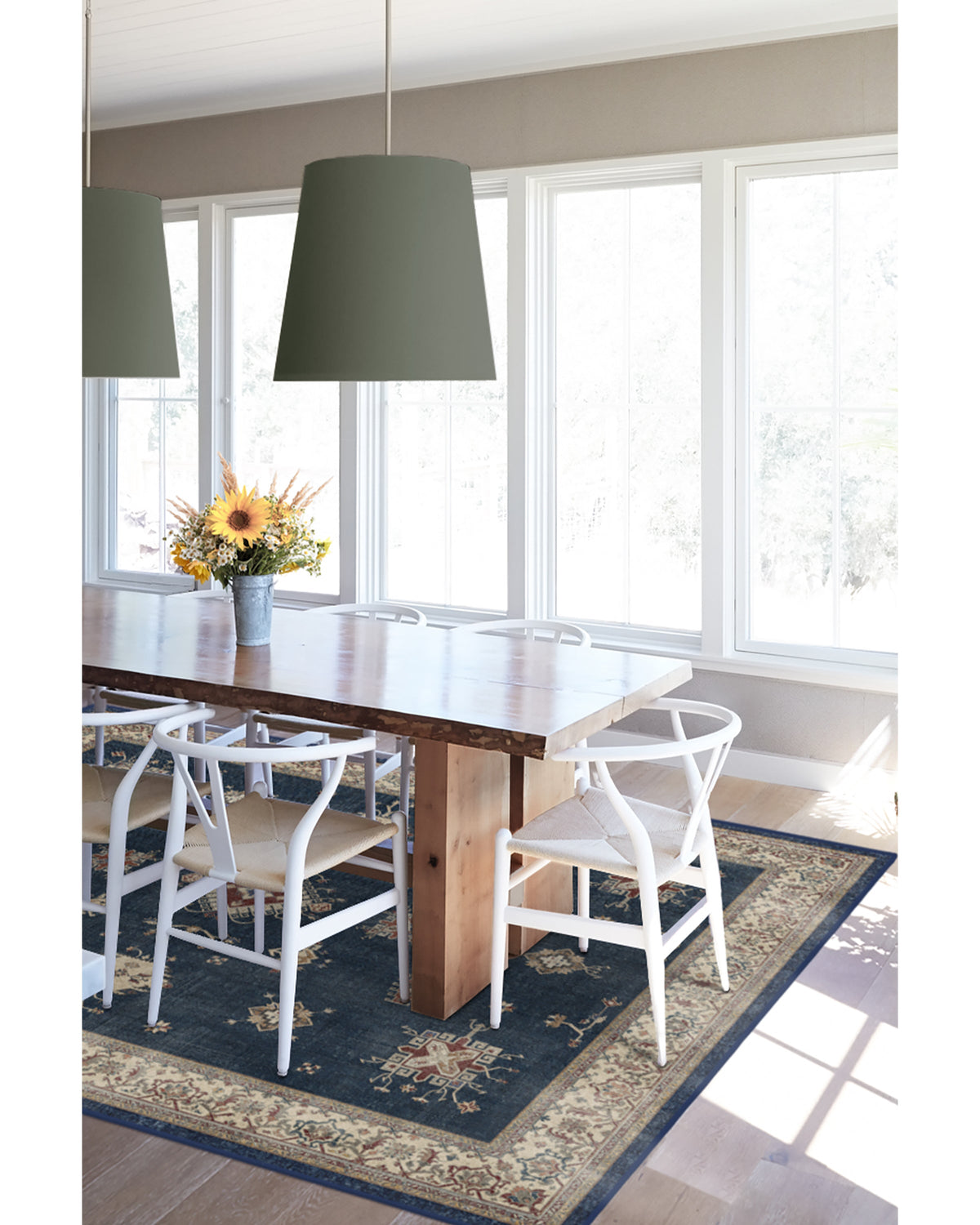 Verena Sapphire Flatwoven Rug