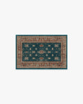 Verena Teal Blue Flatwoven Rug
