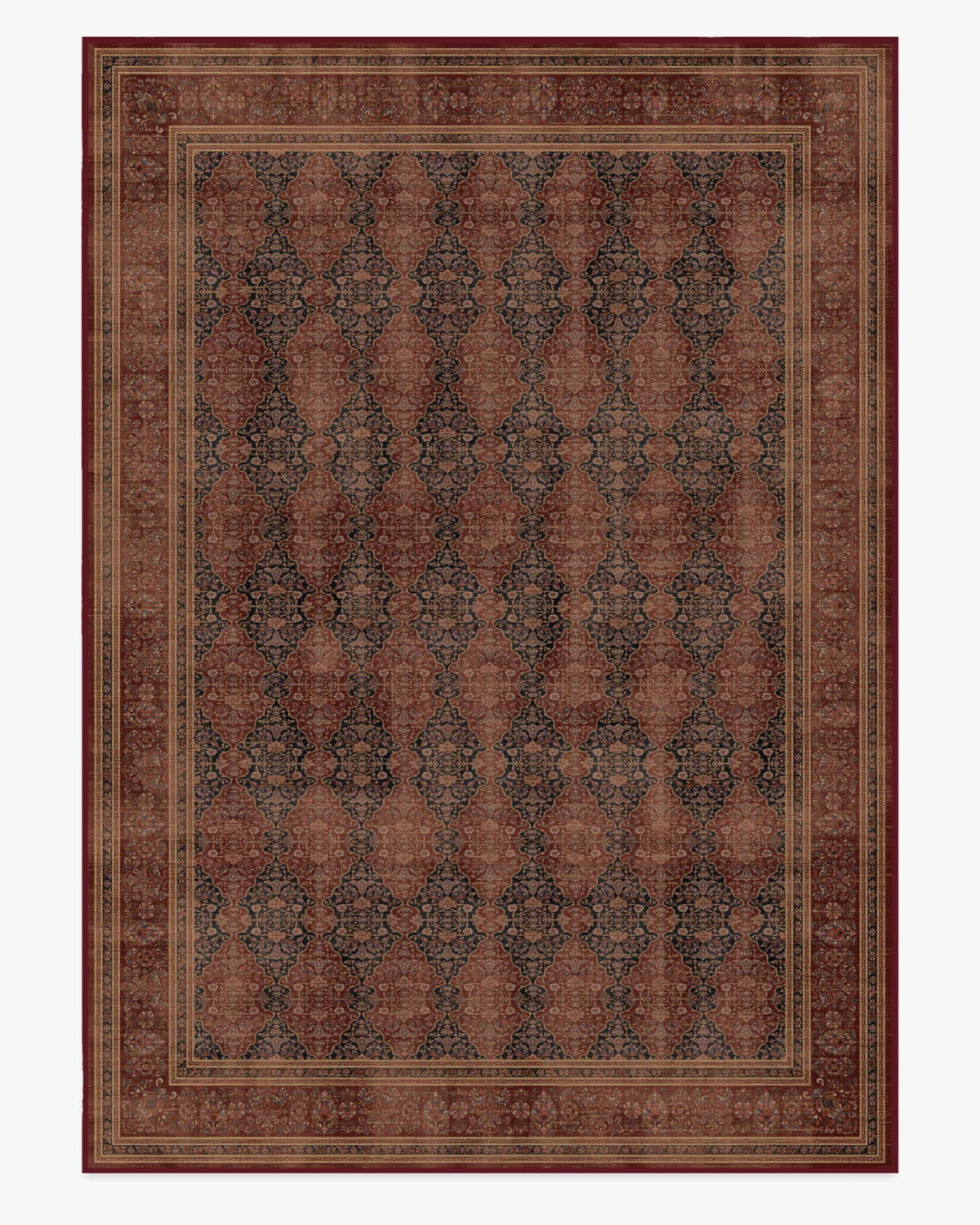 Vesper Amber Red Rug