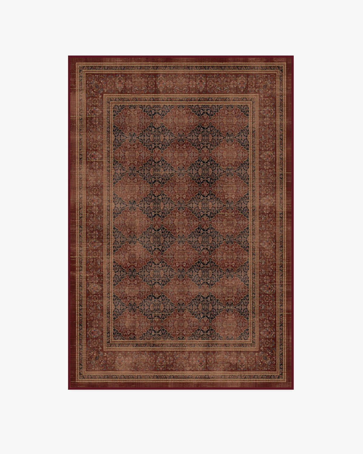 Vesper Amber Red Rug