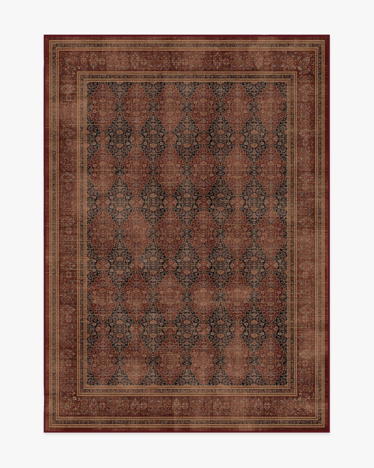 Vesper Amber Red Rug