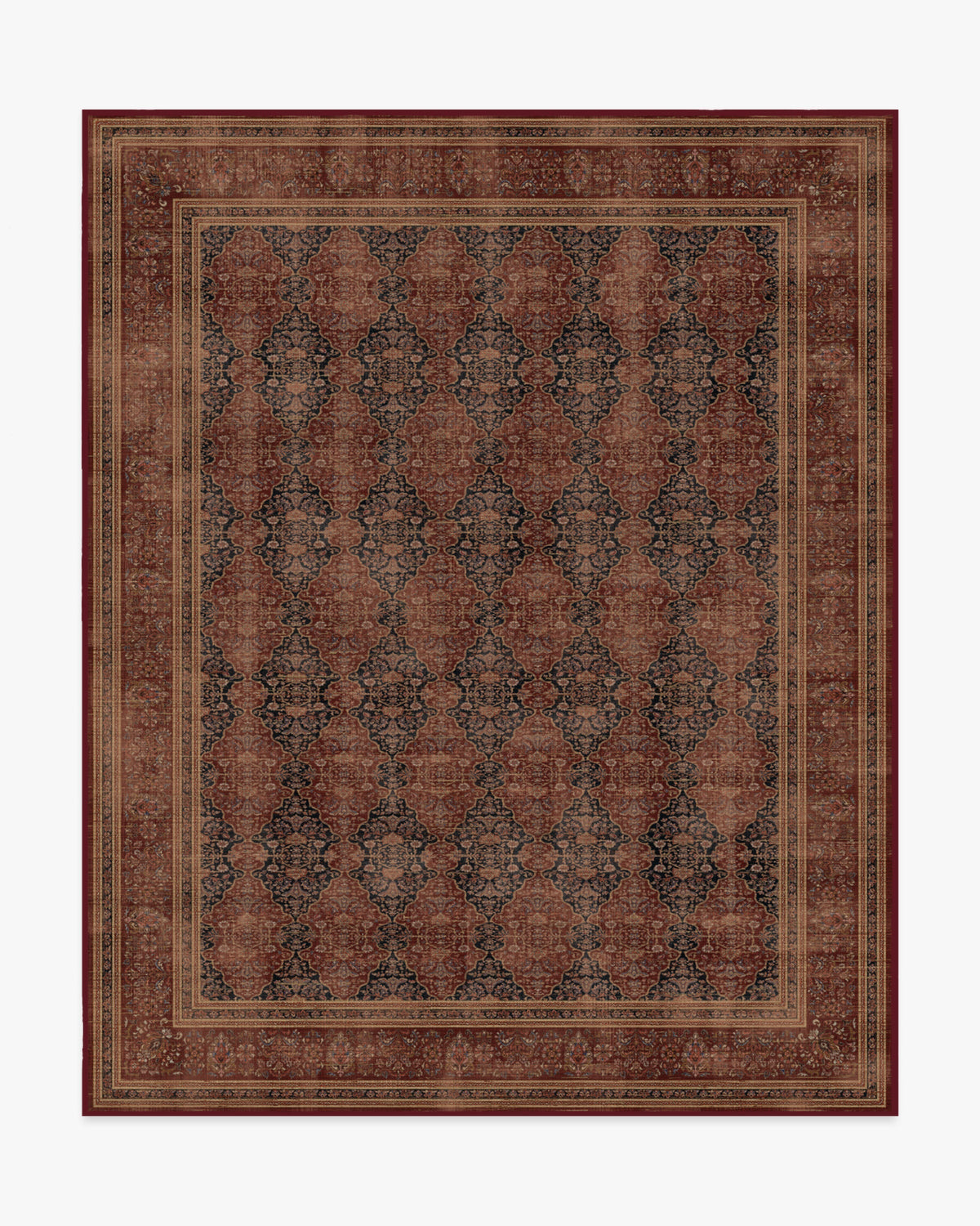 Vesper Amber Red Rug