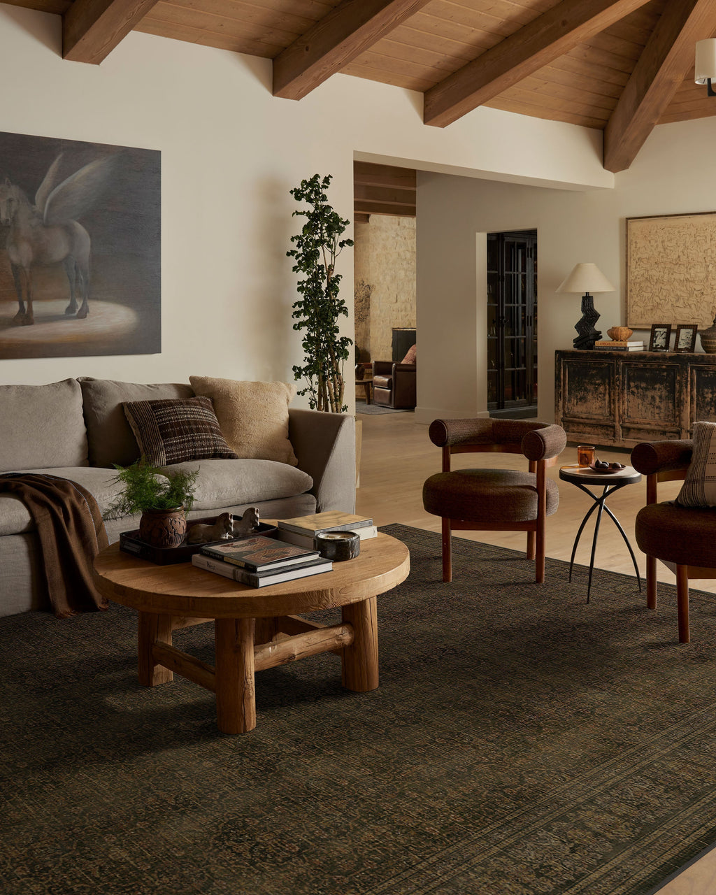 Vesper Olive & Gold Rug