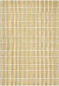 Finial Yellow Wool Area Rug