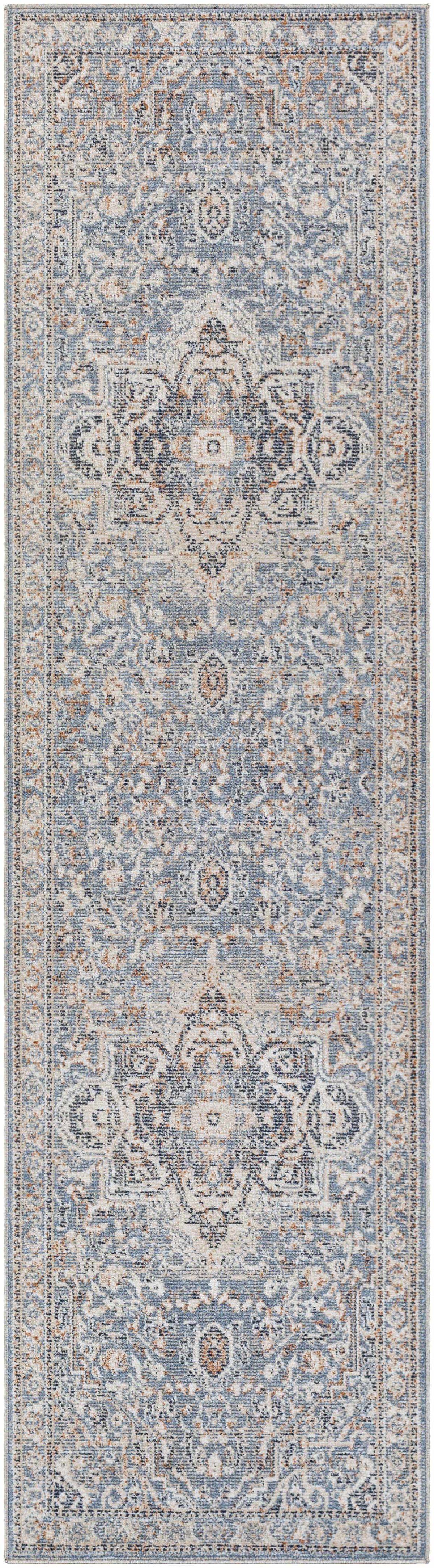 Buguey Cream&Blue Area Rug - Clearance