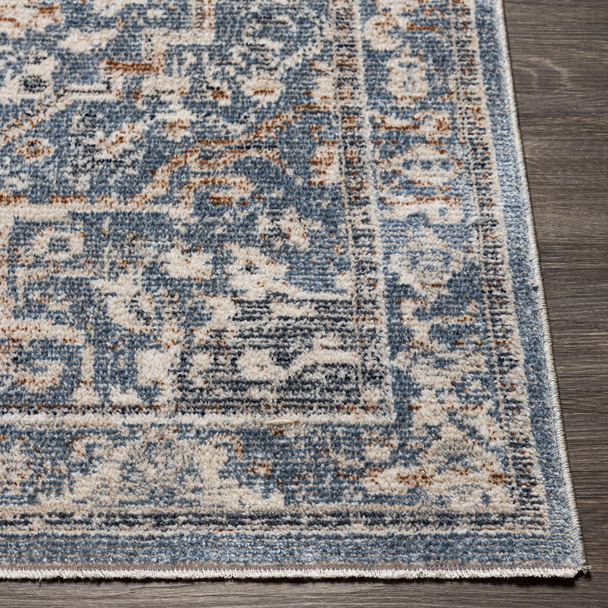 Buguey Cream&Blue Area Rug - Clearance