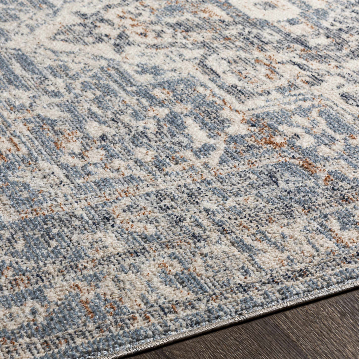 Buguey Cream&Blue Area Rug - Clearance