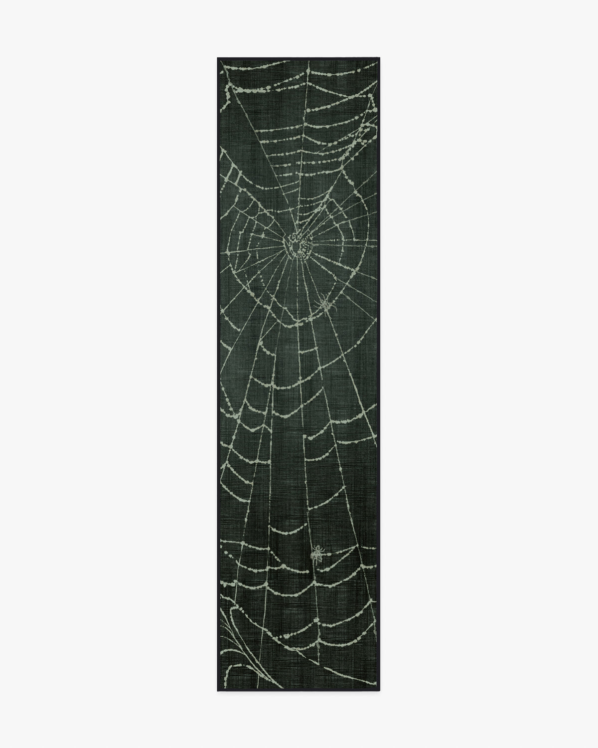 Web Soft Black Flatwoven Rug