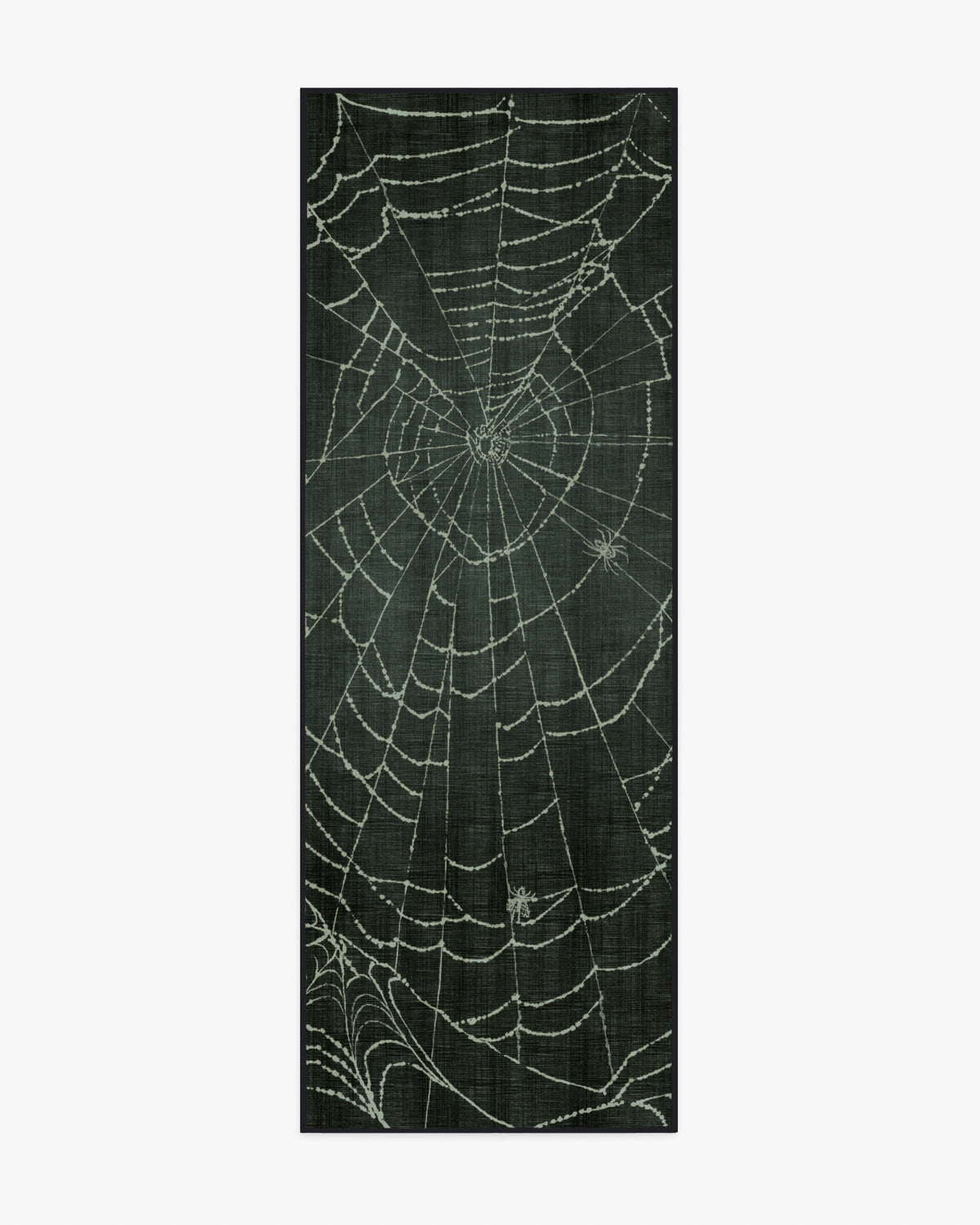 Web Soft Black Flatwoven Rug