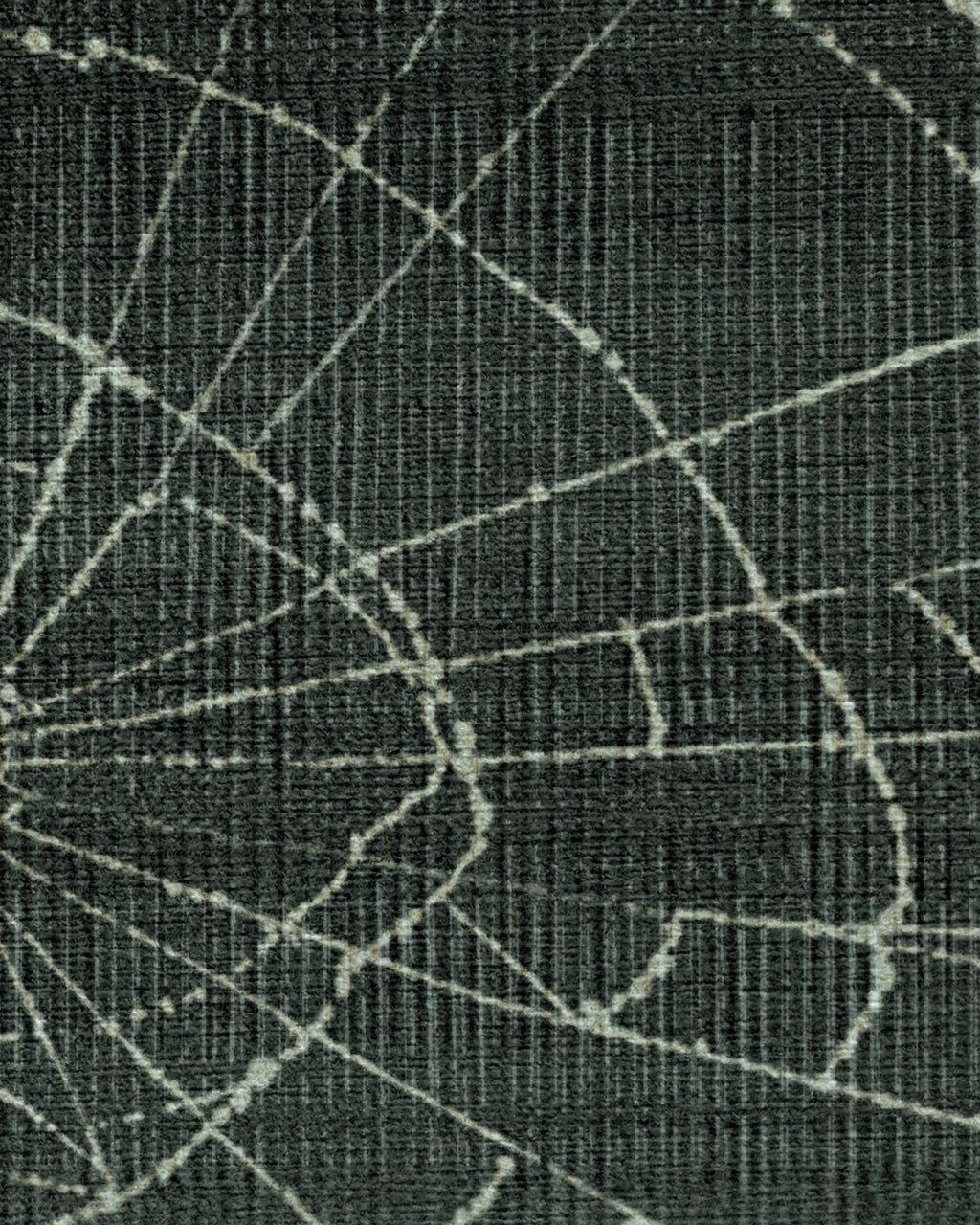 Web Soft Black Flatwoven Rug