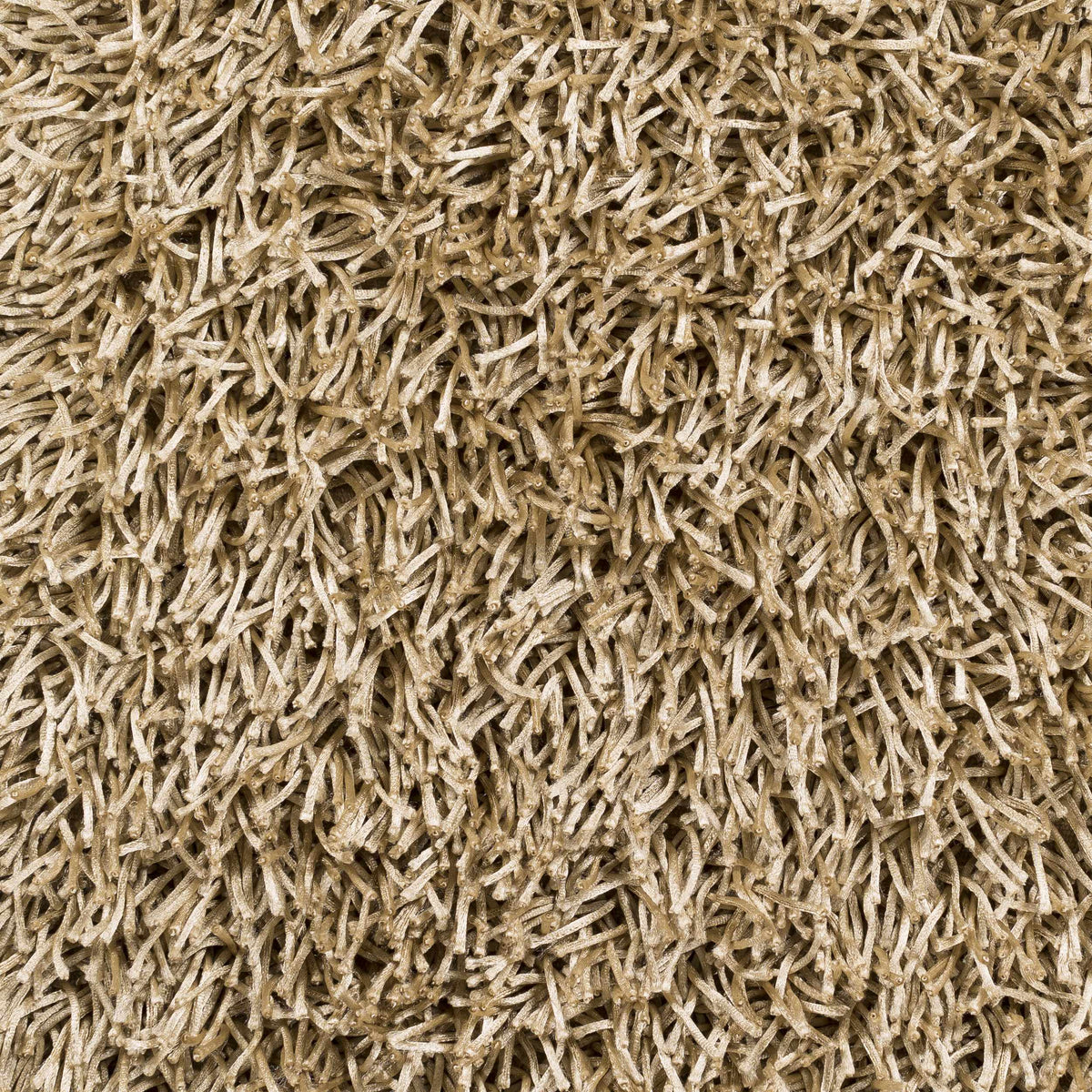 Browder Solid Beige Shag Area Rug - Clearance
