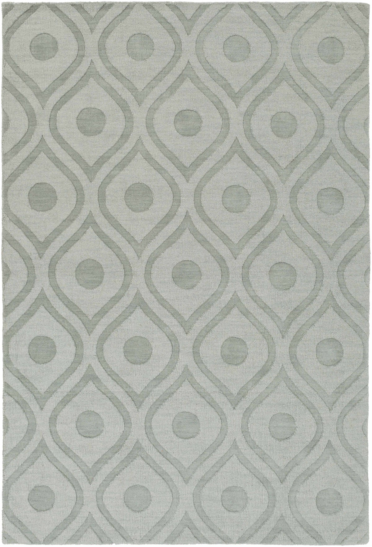 Welaka Eye Pattern Wool Rug - Clearance