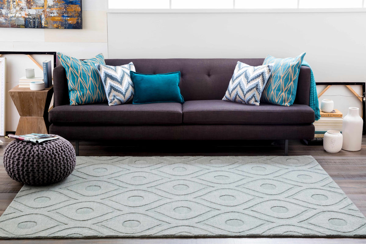Welaka Eye Pattern Wool Rug - Clearance