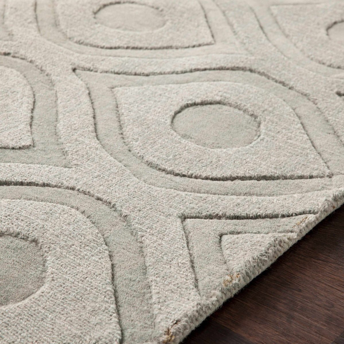 Welaka Eye Pattern Wool Rug - Clearance