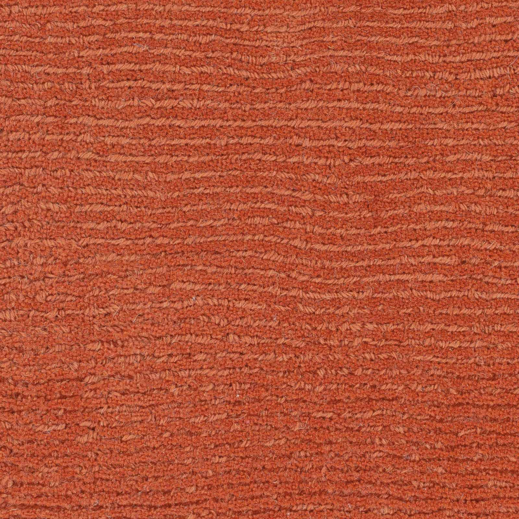 Brockton Solid Orange Wool Rug