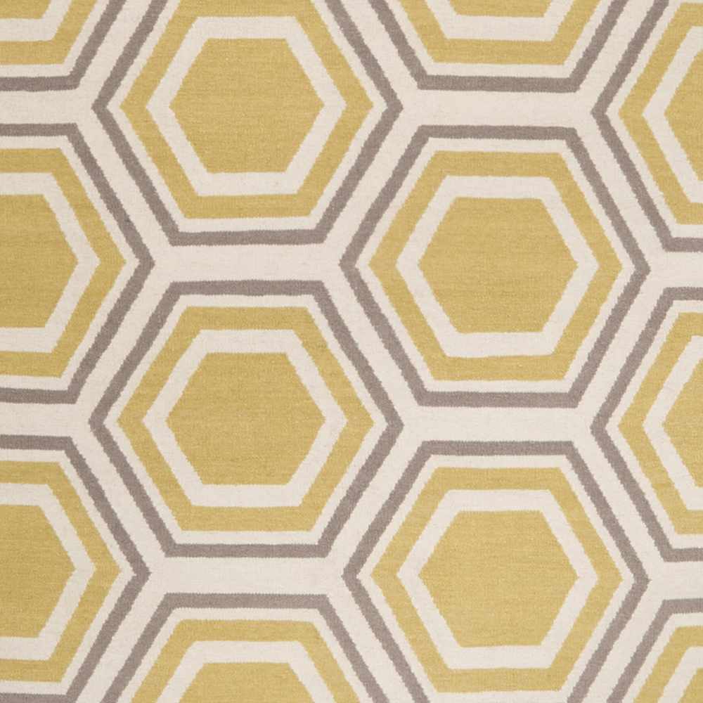 Welton Honeycomb Pattern Wool Rug - Clearance