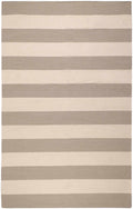 Ingersoll Beige&Gray Striped Wool Area Rug - Clearance