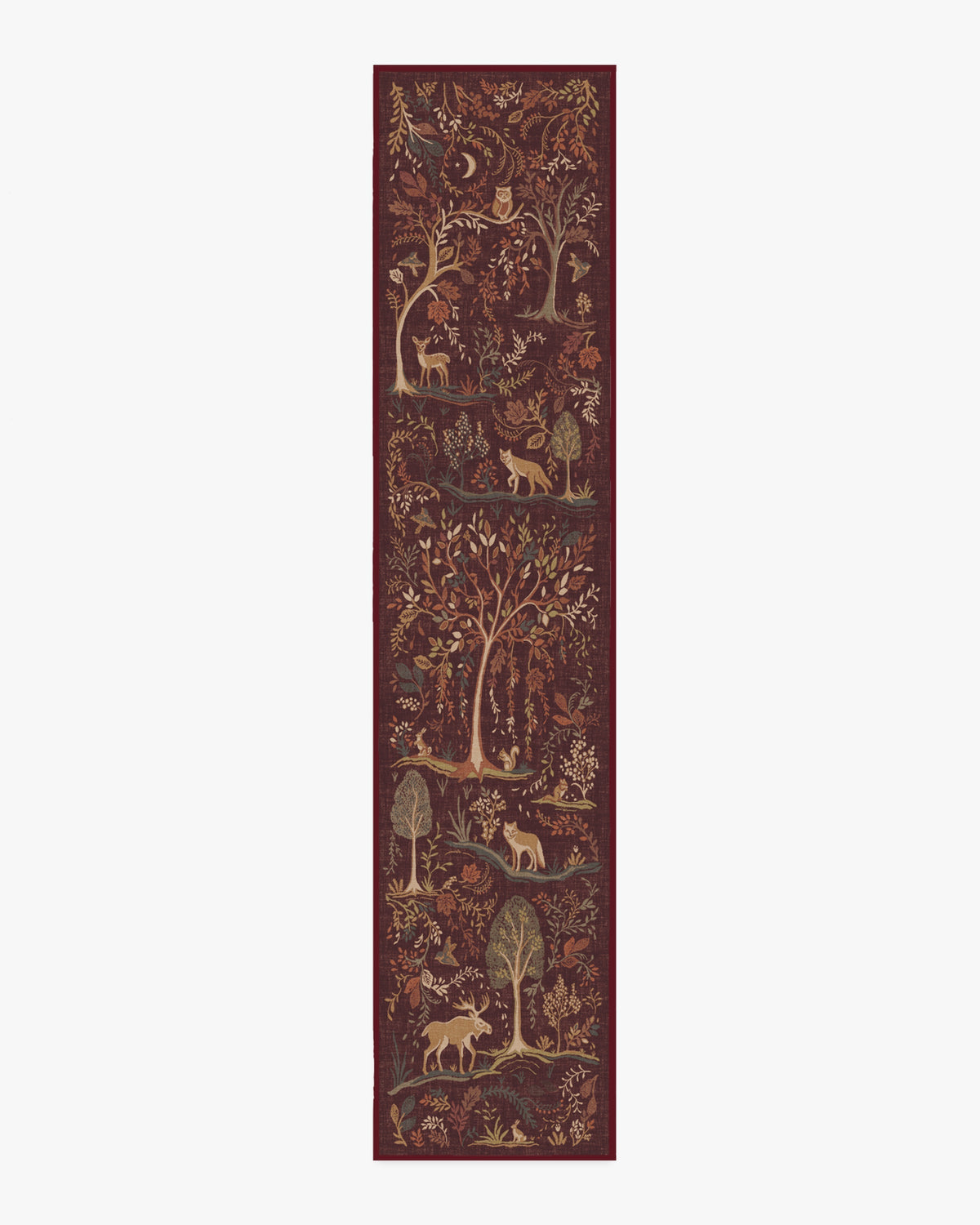 Wilder Burgundy Multicolor Rug