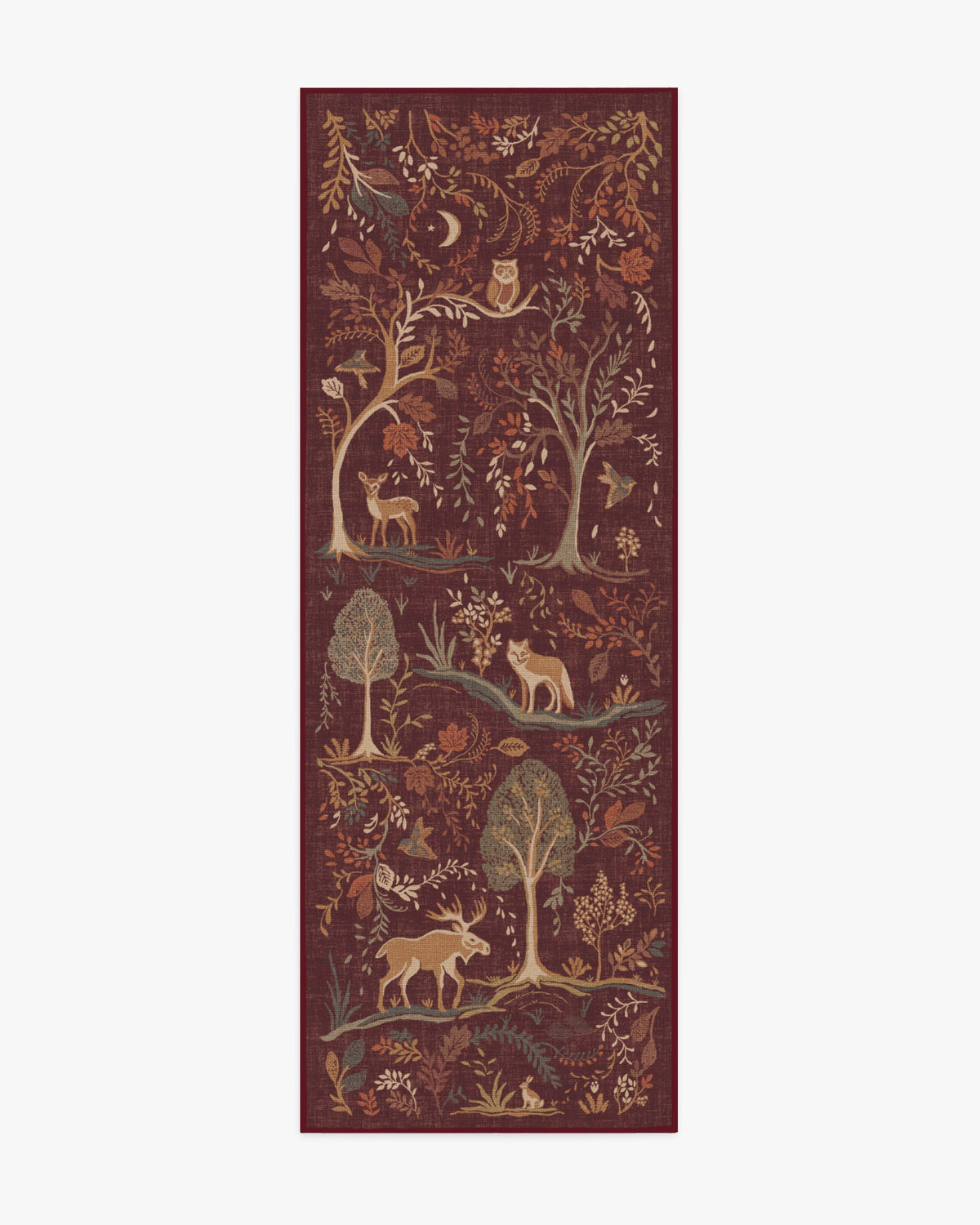 Wilder Burgundy Multicolor Rug