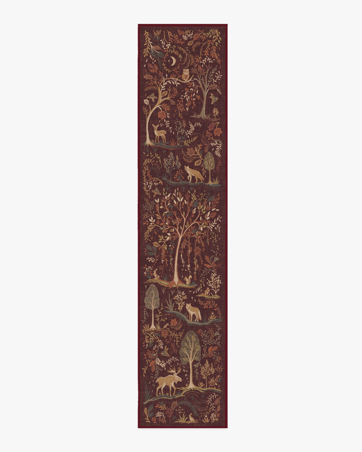 Wilder Burgundy Multicolor Flatwoven Rug
