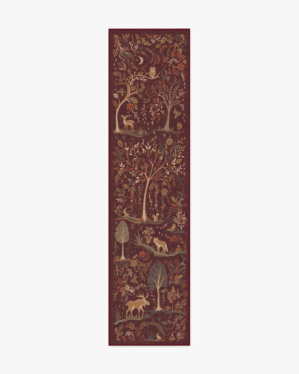 Wilder Burgundy Multicolor Flatwoven Rug