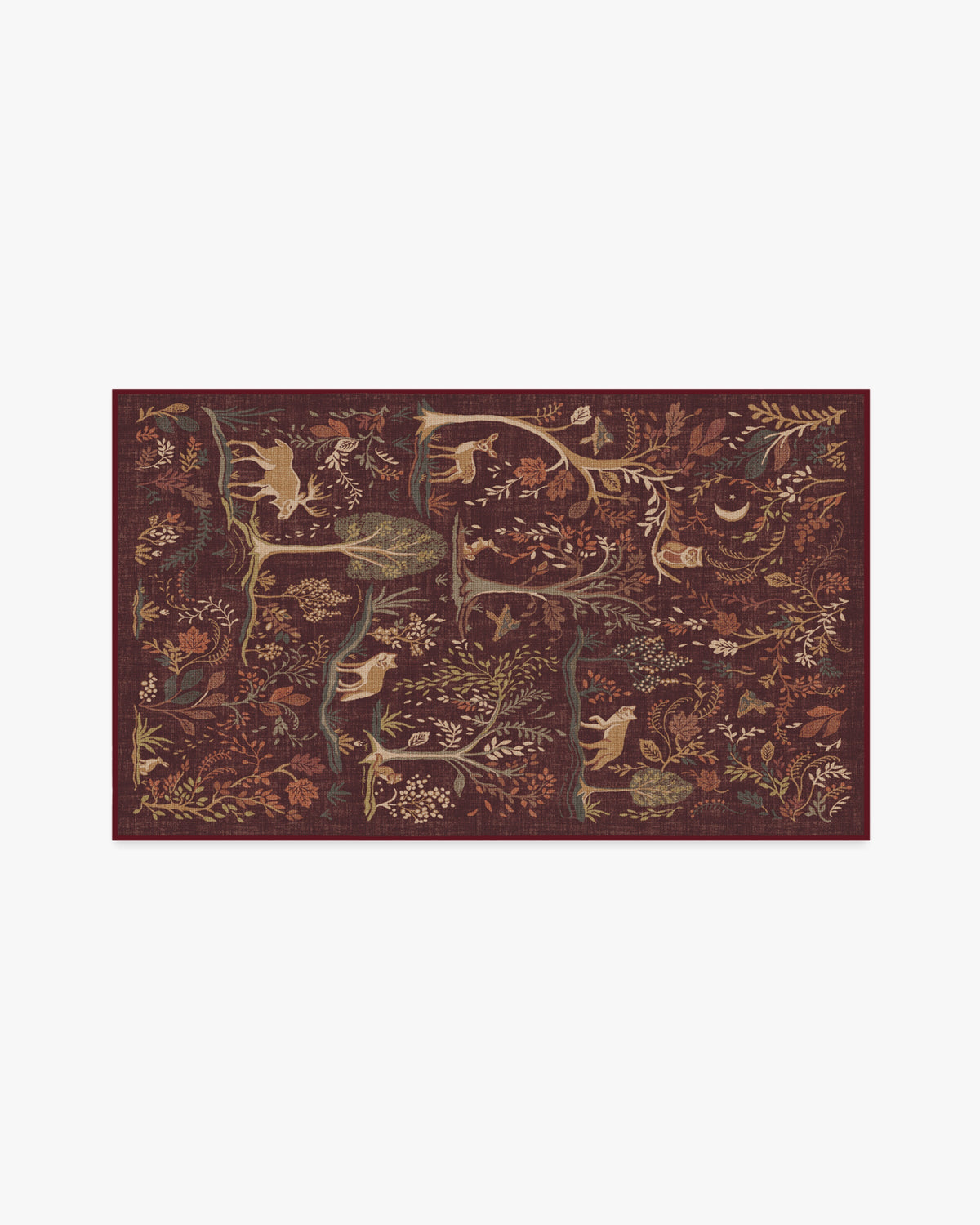 Wilder Burgundy Multicolor Flatwoven Rug