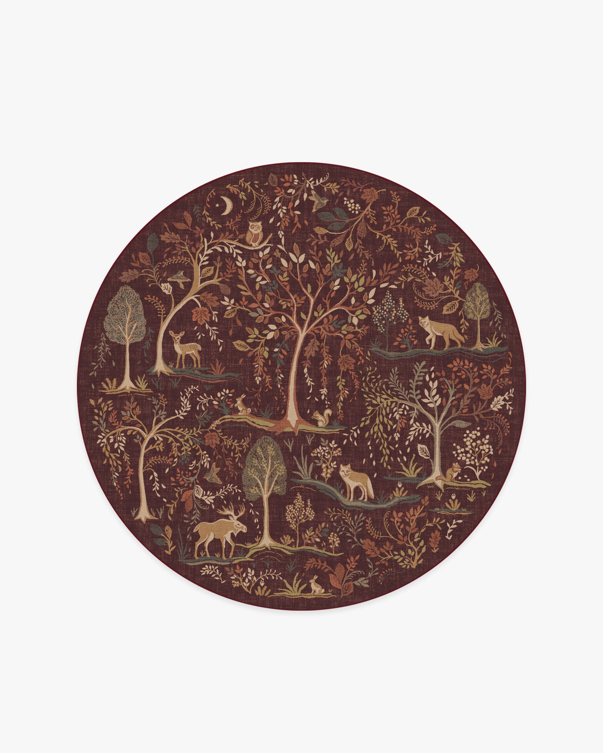 Wilder Burgundy Multicolor Flatwoven Rug