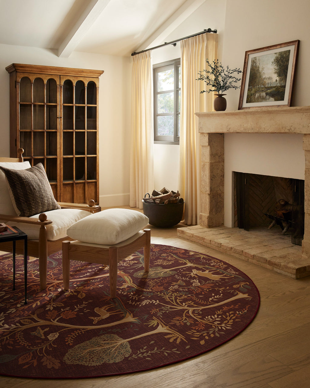 Wilder Burgundy Multicolor Flatwoven Rug