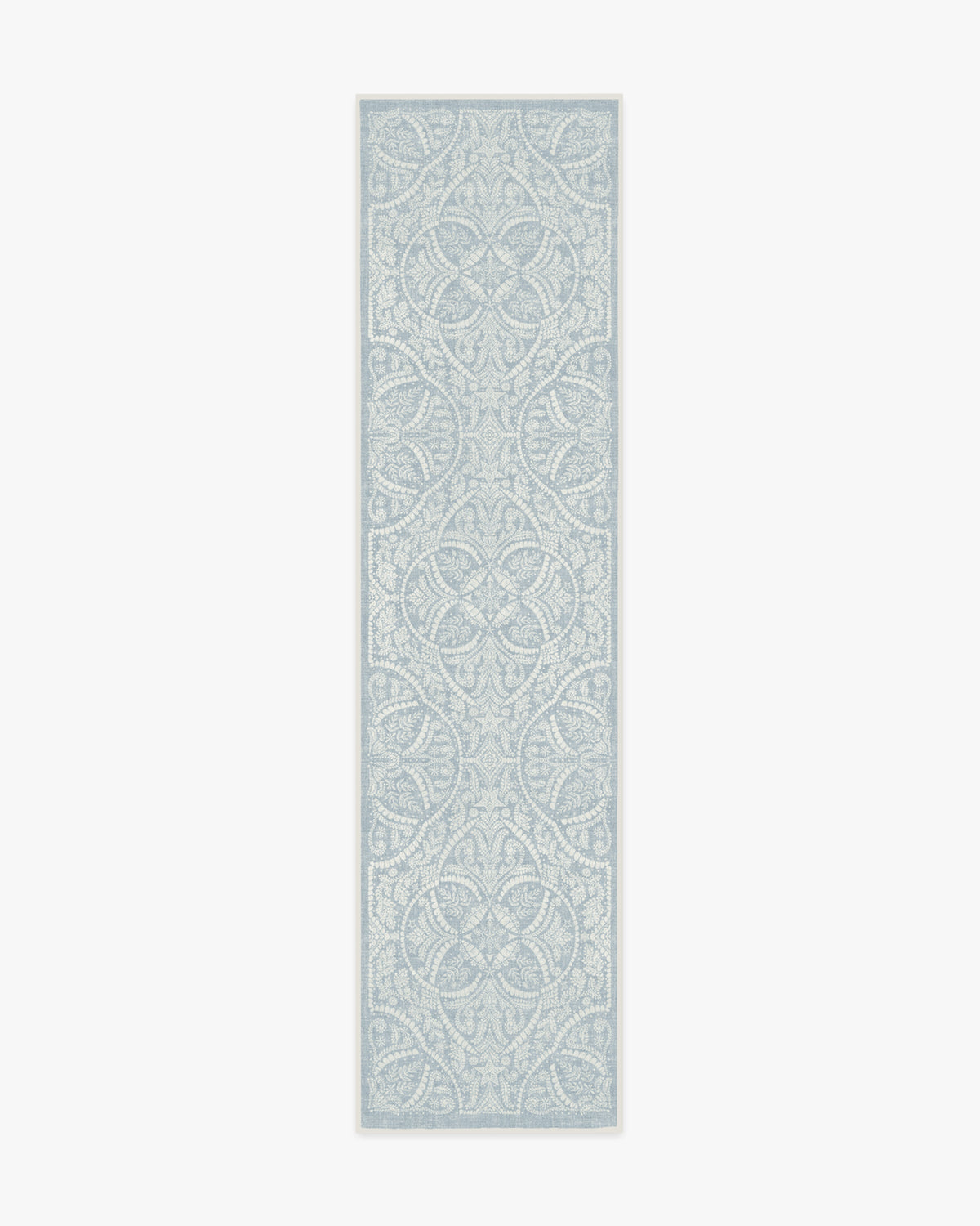 Winter Medallion Dusty Blue Rug
