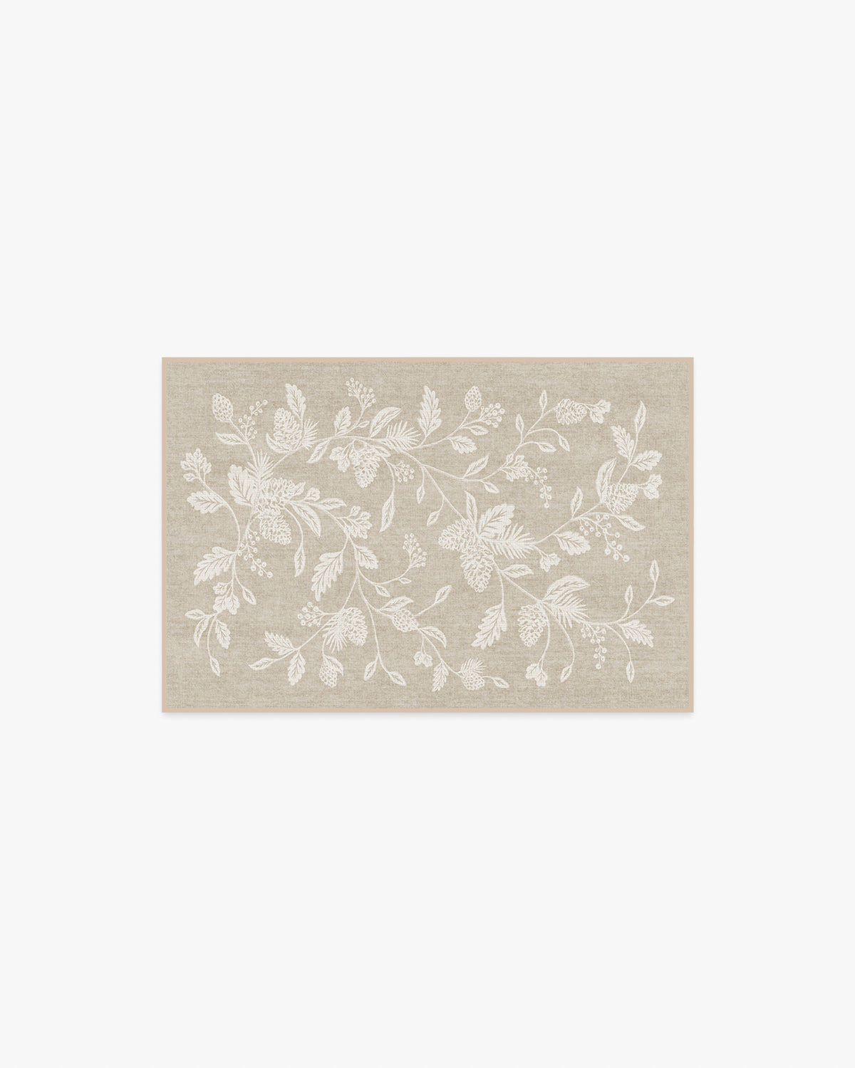 Winter Pine Natural Flatwoven Rug