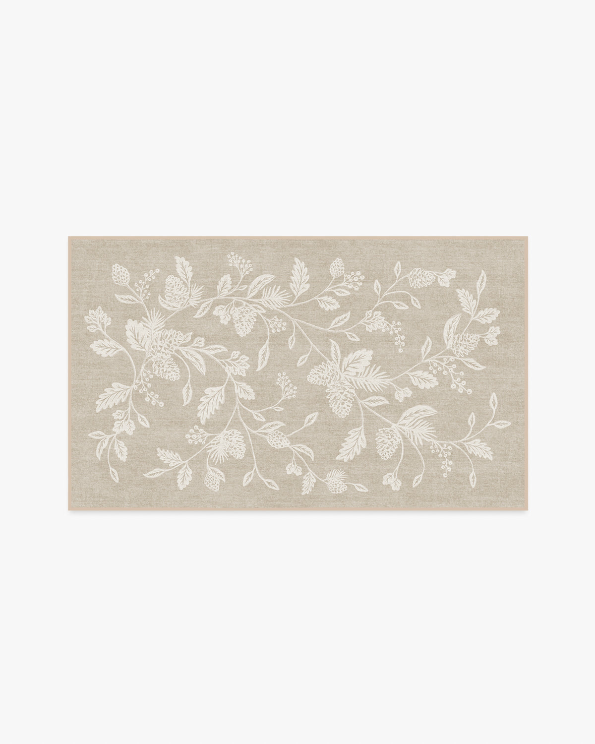 Winter Pine Natural Flatwoven Rug