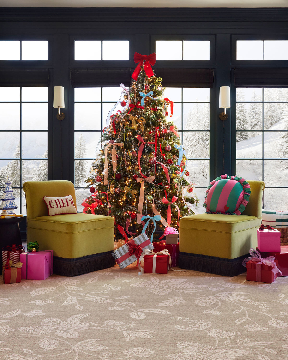 Winter Pine Natural Rug
