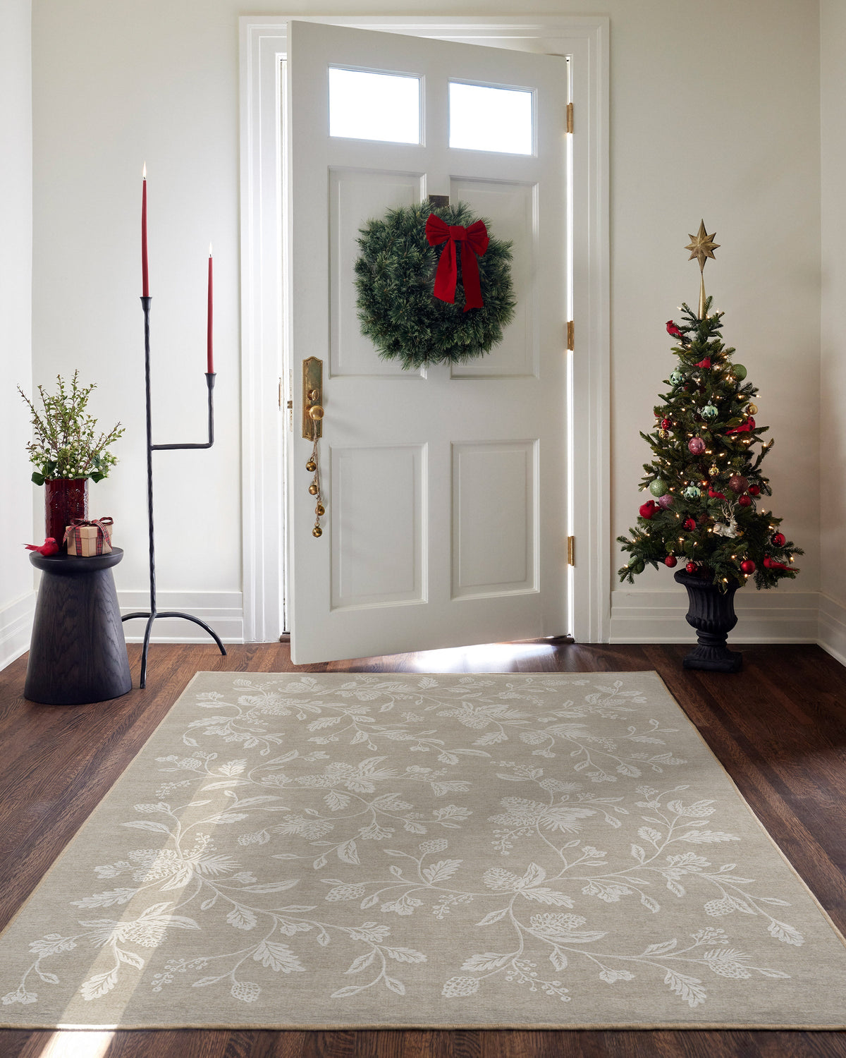 Winter Pine Natural Flatwoven Rug