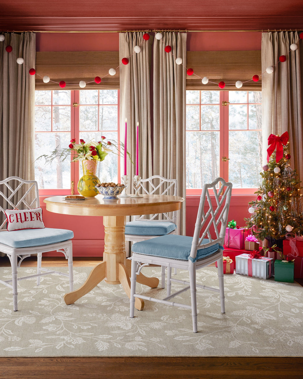 Winter Pine Natural Flatwoven Rug