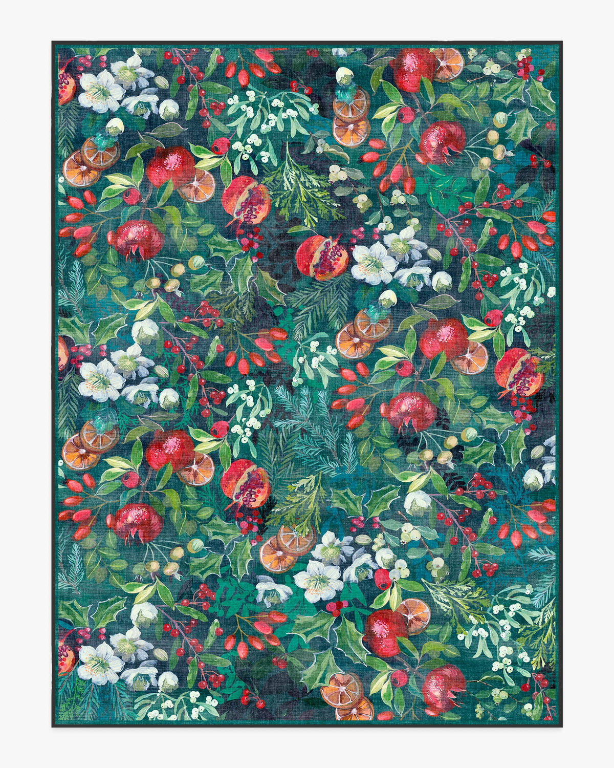 Winterberry Green Flatwoven Rug