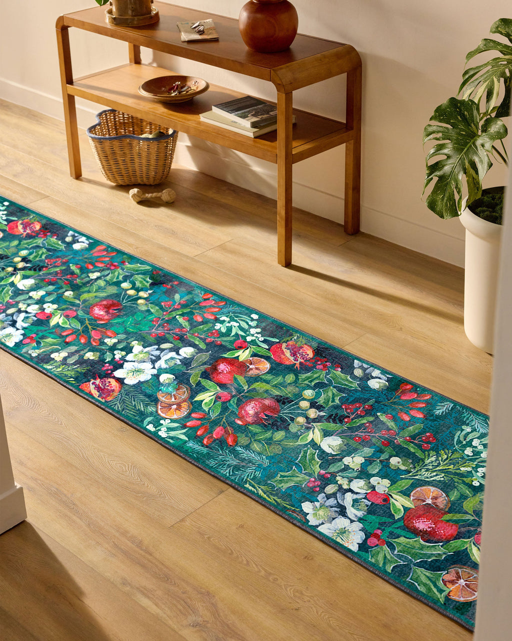 Winterberry Green Flatwoven Rug