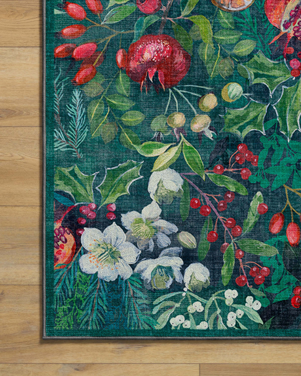 Winterberry Green Rug