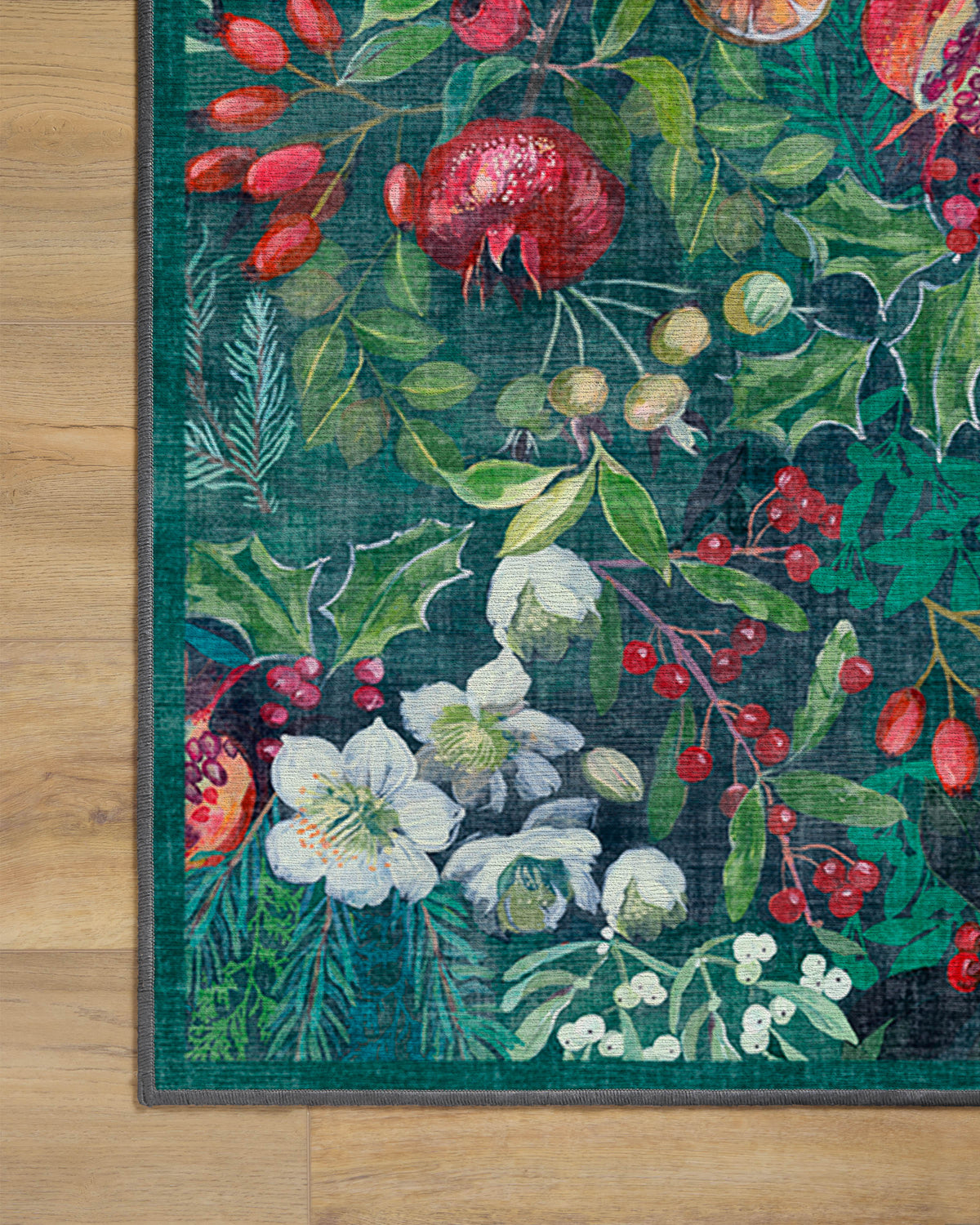Winterberry Green Flatwoven Rug