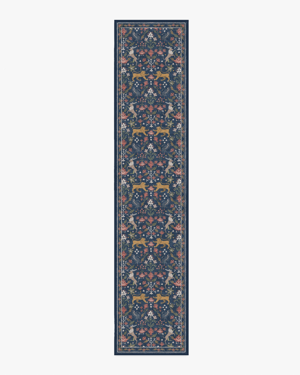 Wintermere Navy Multicolor Flatwoven Rug