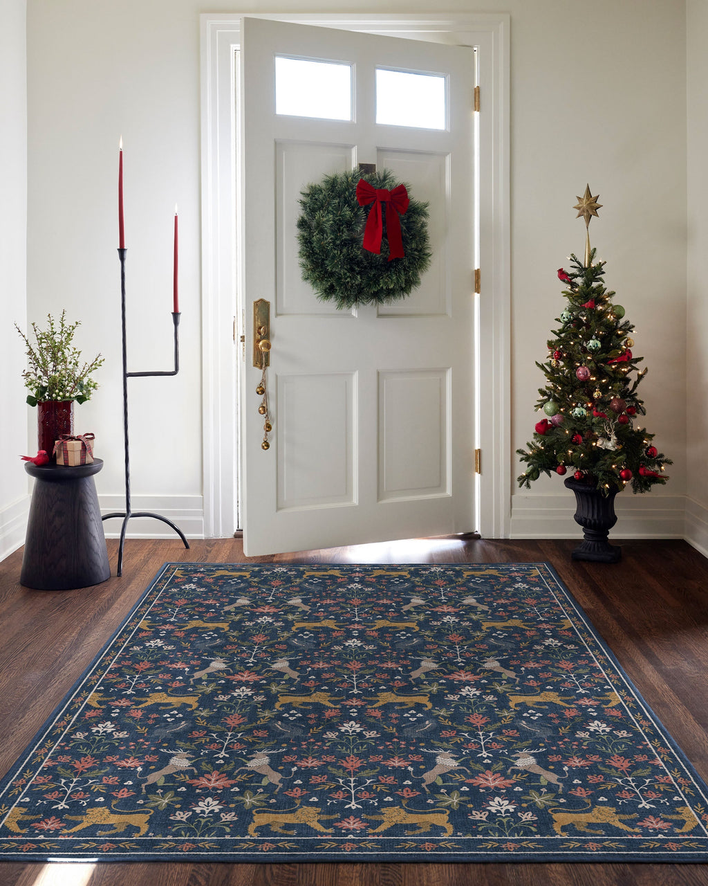 Wintermere Navy Multicolor Rug