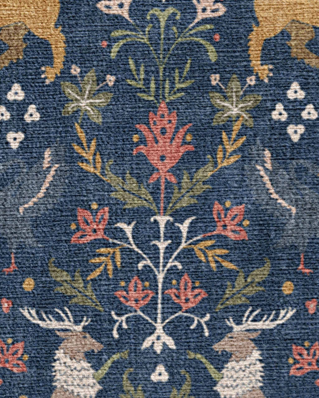 Wintermere Navy Multicolor Flatwoven Rug