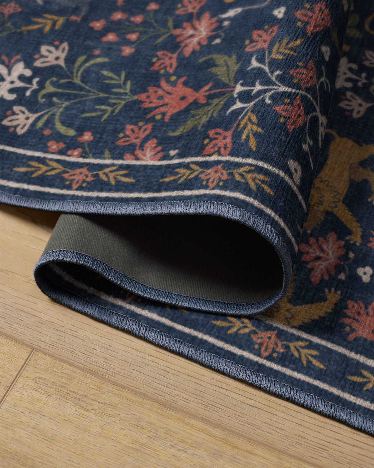 Wintermere Navy Multicolor Flatwoven Rug