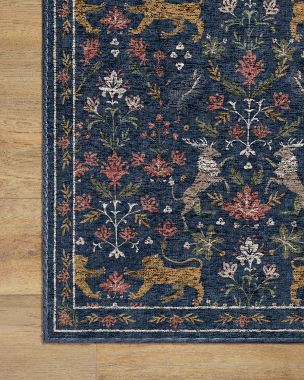 Wintermere Navy Multicolor Flatwoven Rug
