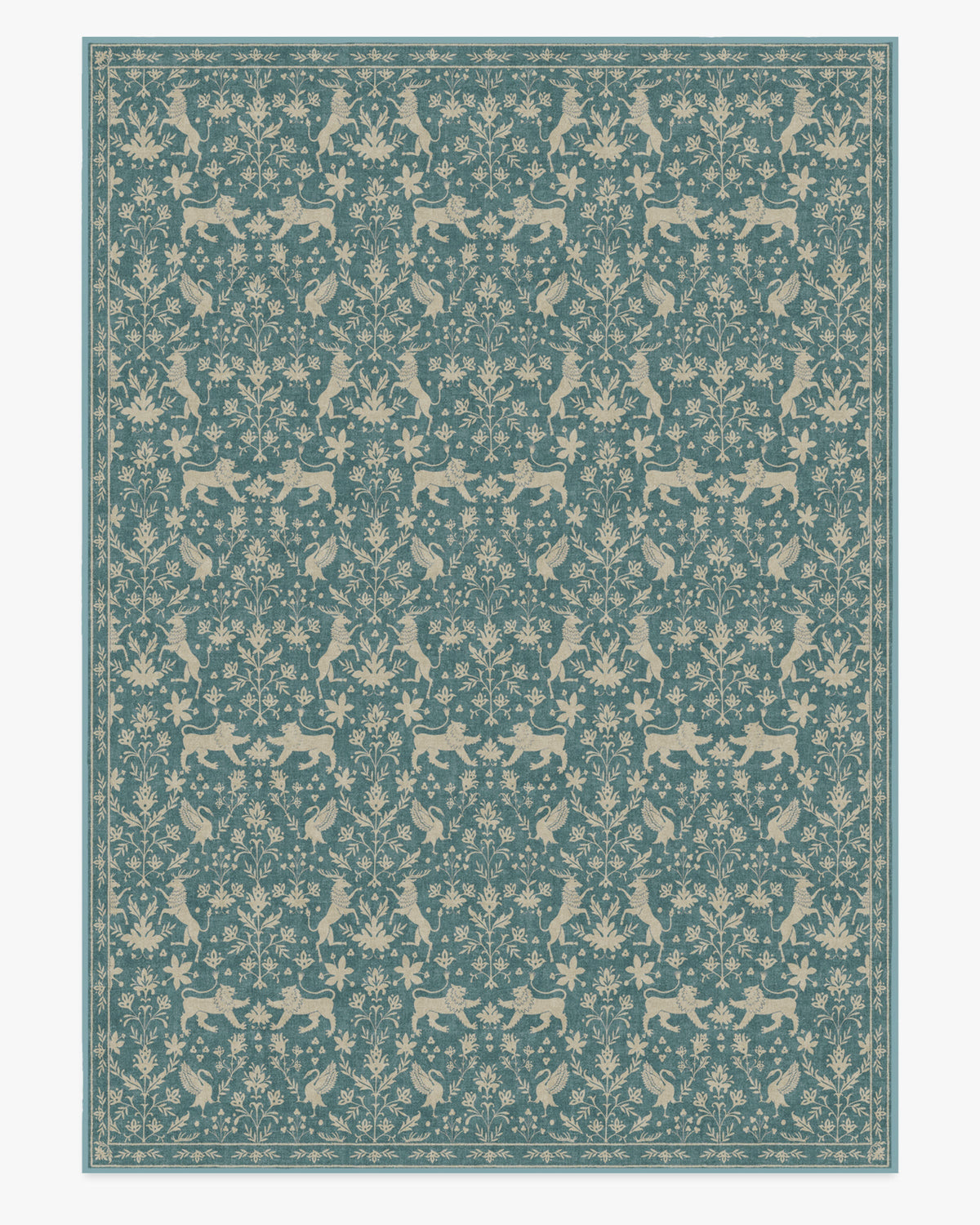 Wintermere Soft Teal Flatwoven Rug