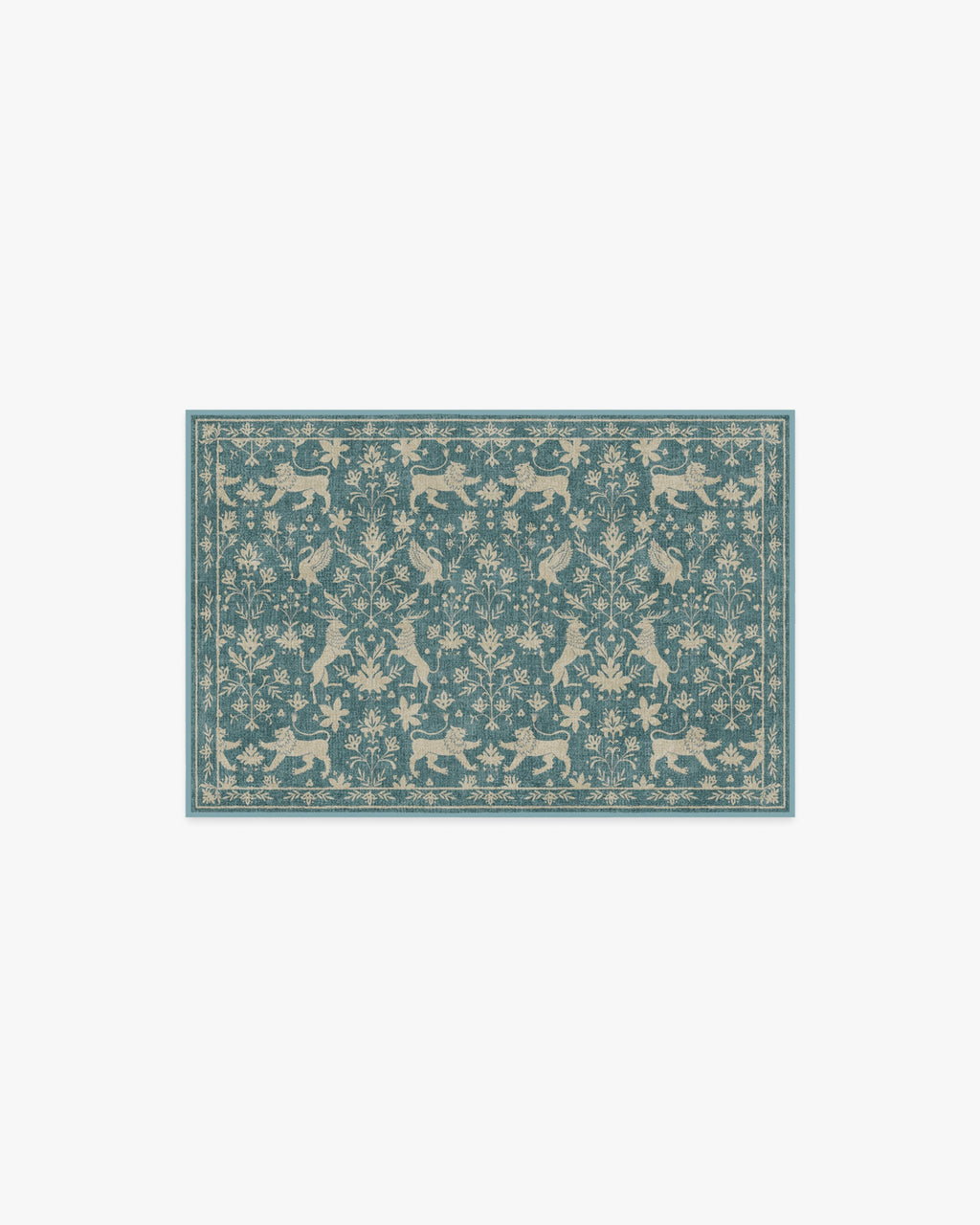 Wintermere Soft Teal Flatwoven Rug