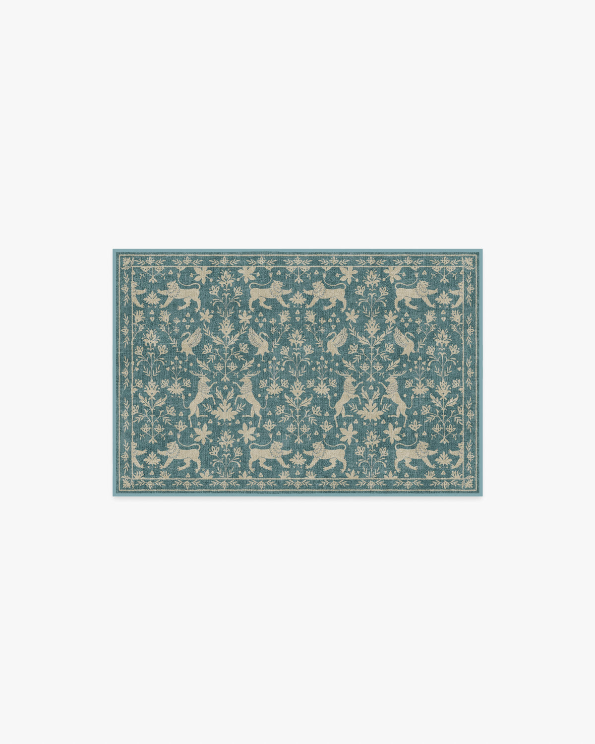 Wintermere Soft Teal Flatwoven Rug
