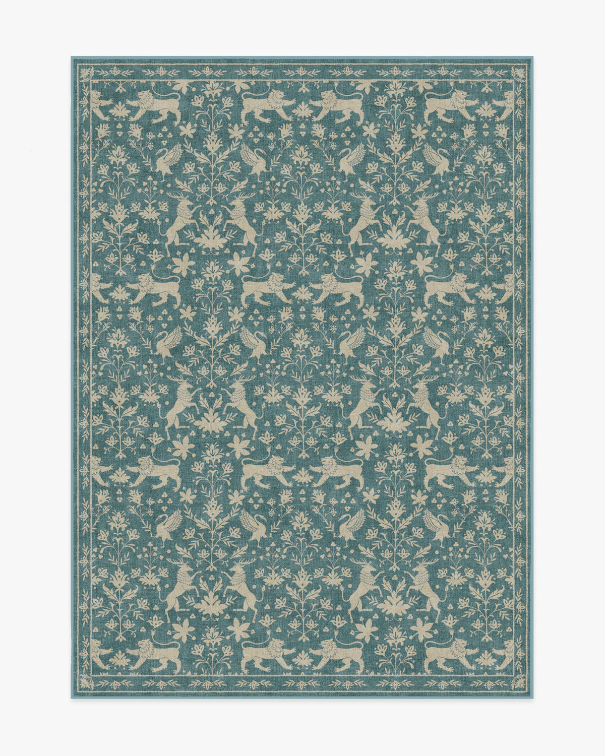 Wintermere Soft Teal Flatwoven Rug
