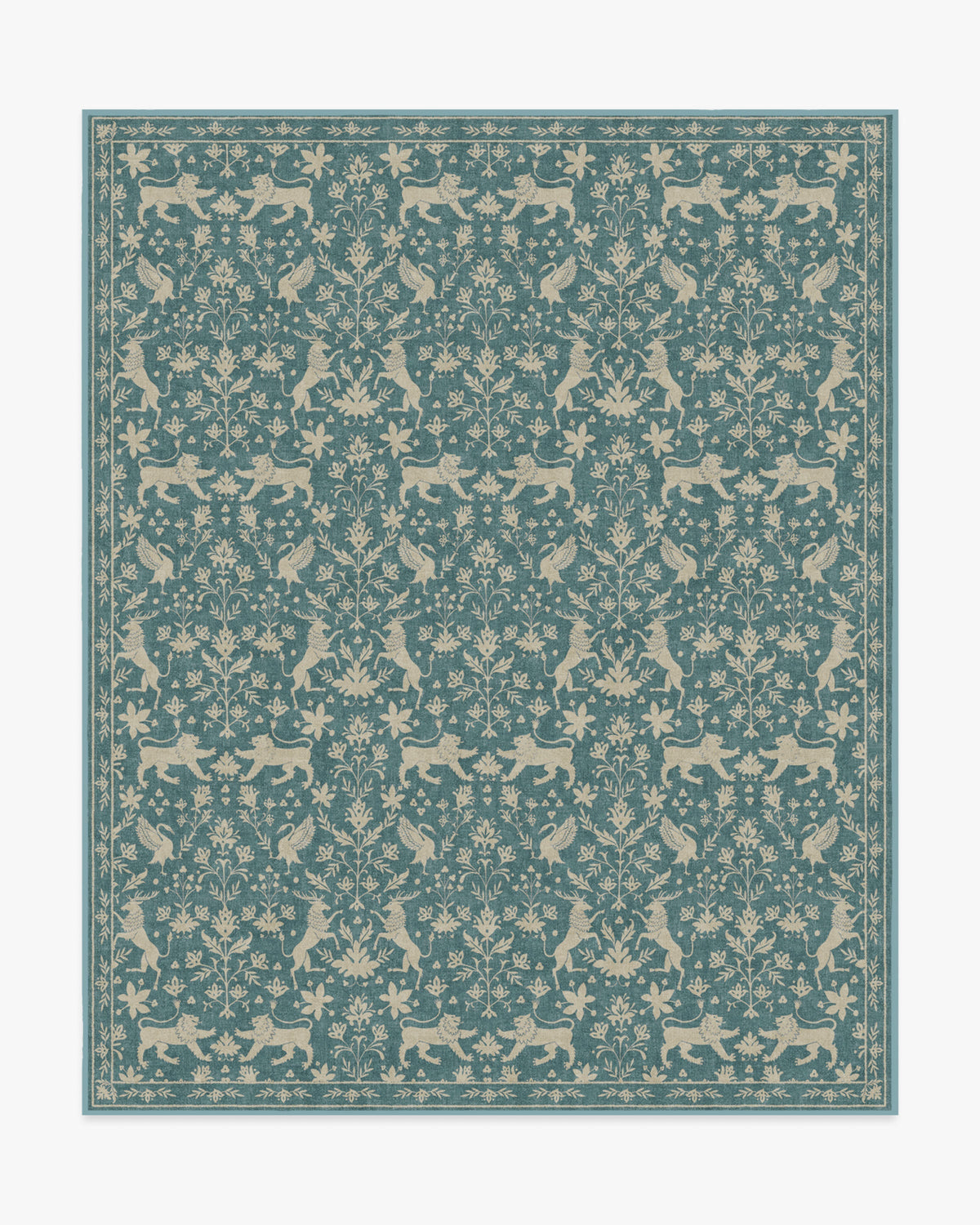Wintermere Soft Teal Flatwoven Rug